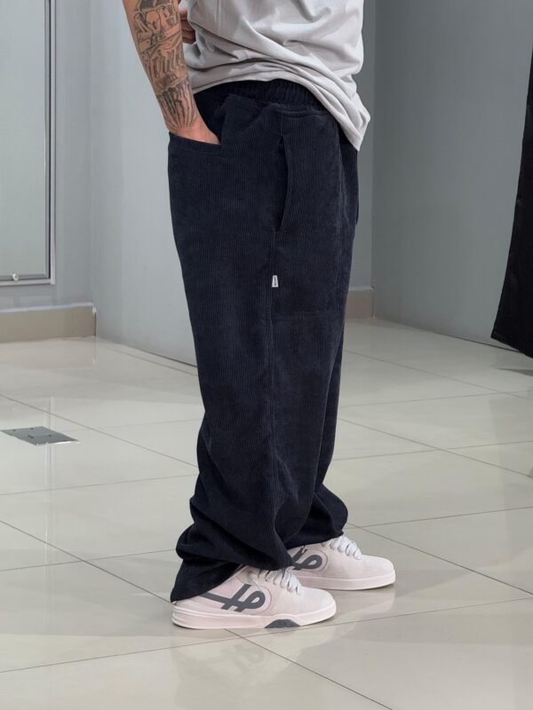 Calça Alive Veludo Cotele Preto - Imagem 3