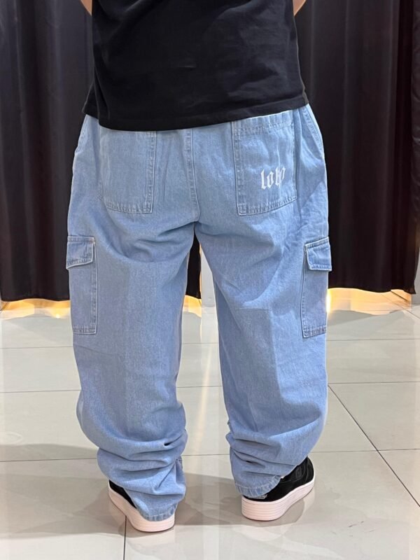 Calça Baggy Cargo Loko Jeans - Imagem 6