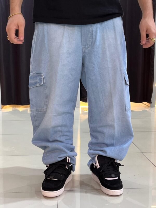 Calça Baggy Cargo Loko Jeans - Imagem 5