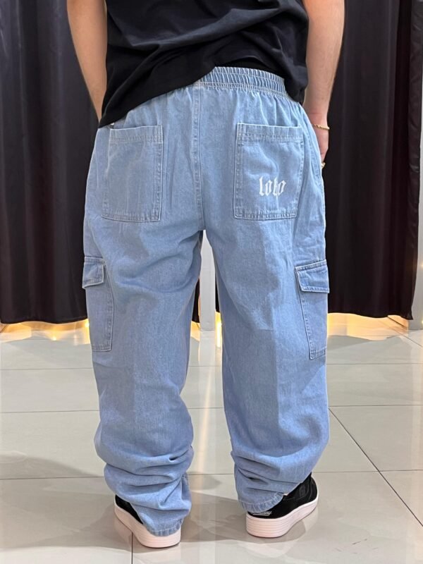 Calça Baggy Cargo Loko Jeans - Imagem 2