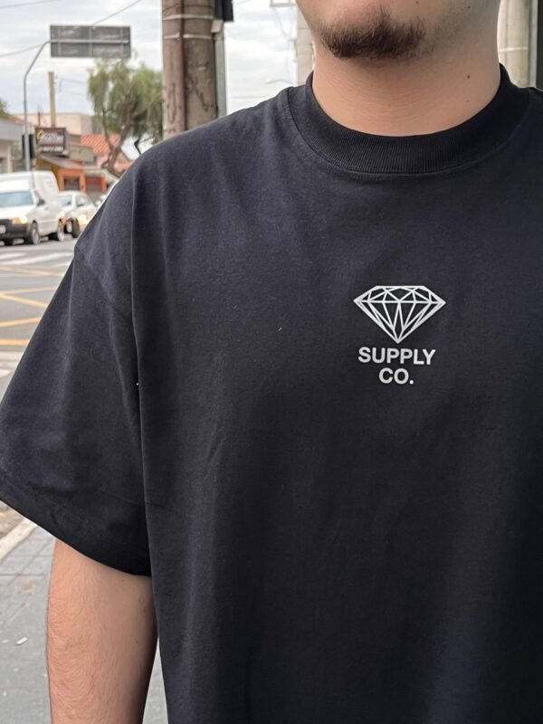 Camiseta Diamond Brillant Oversized Preto - Imagem 4