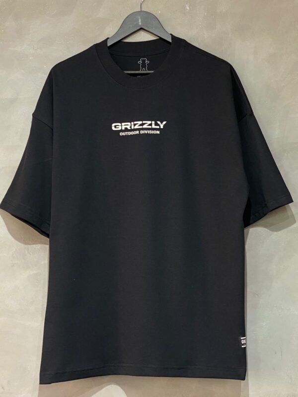 Camiseta Grizzly Outdoor Division Oversized Preto - Imagem 2