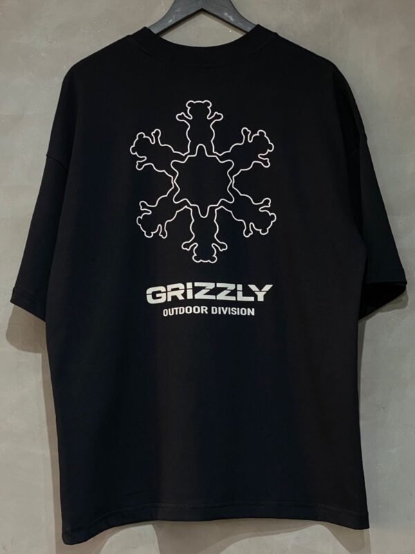 Camiseta Grizzly Outdoor Division Oversized Preto
