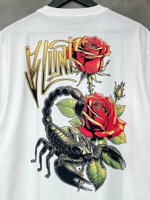 Camiseta Blunt Scorpion Flower New White - Imagem 3