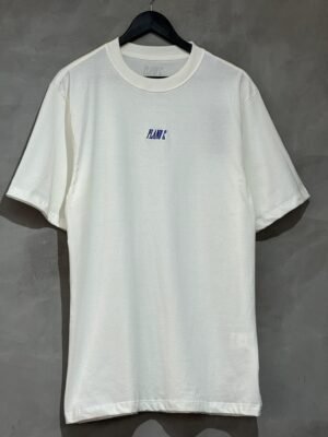 Camiseta Plano C. Logo Bordado Marfim