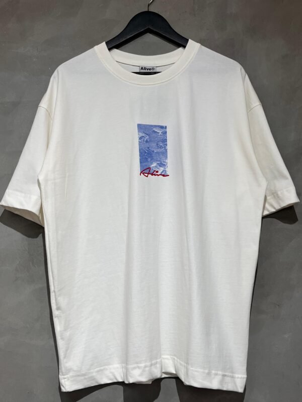 Camiseta Oversized Alive Picture Off White
