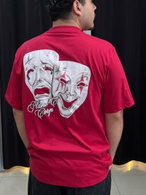 Camiseta Plano C. Masks Vermelho