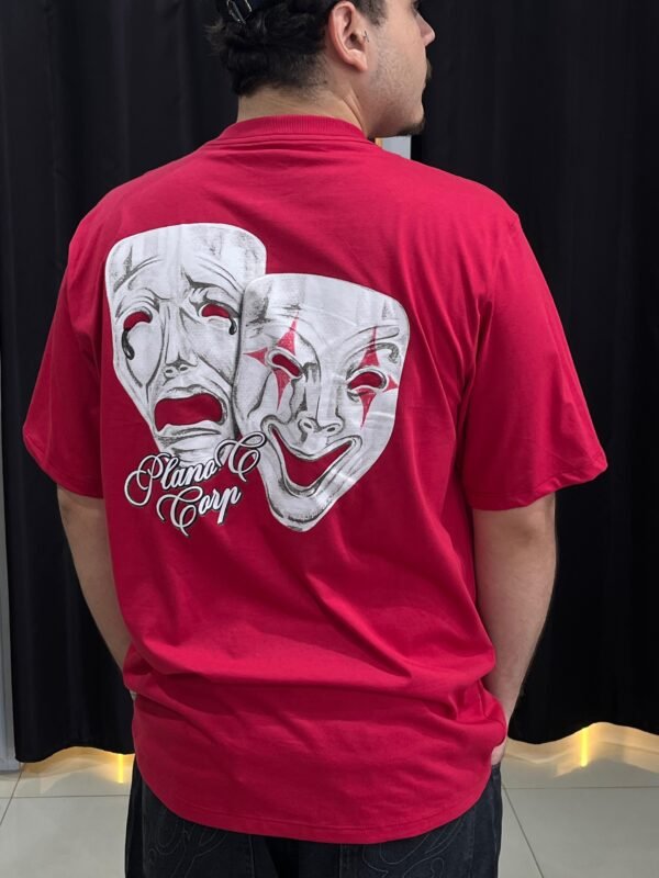 Camiseta Plano C. Masks Vermelho