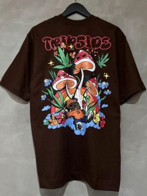 Camiseta Oversized Tripside "Cogu" Marrom