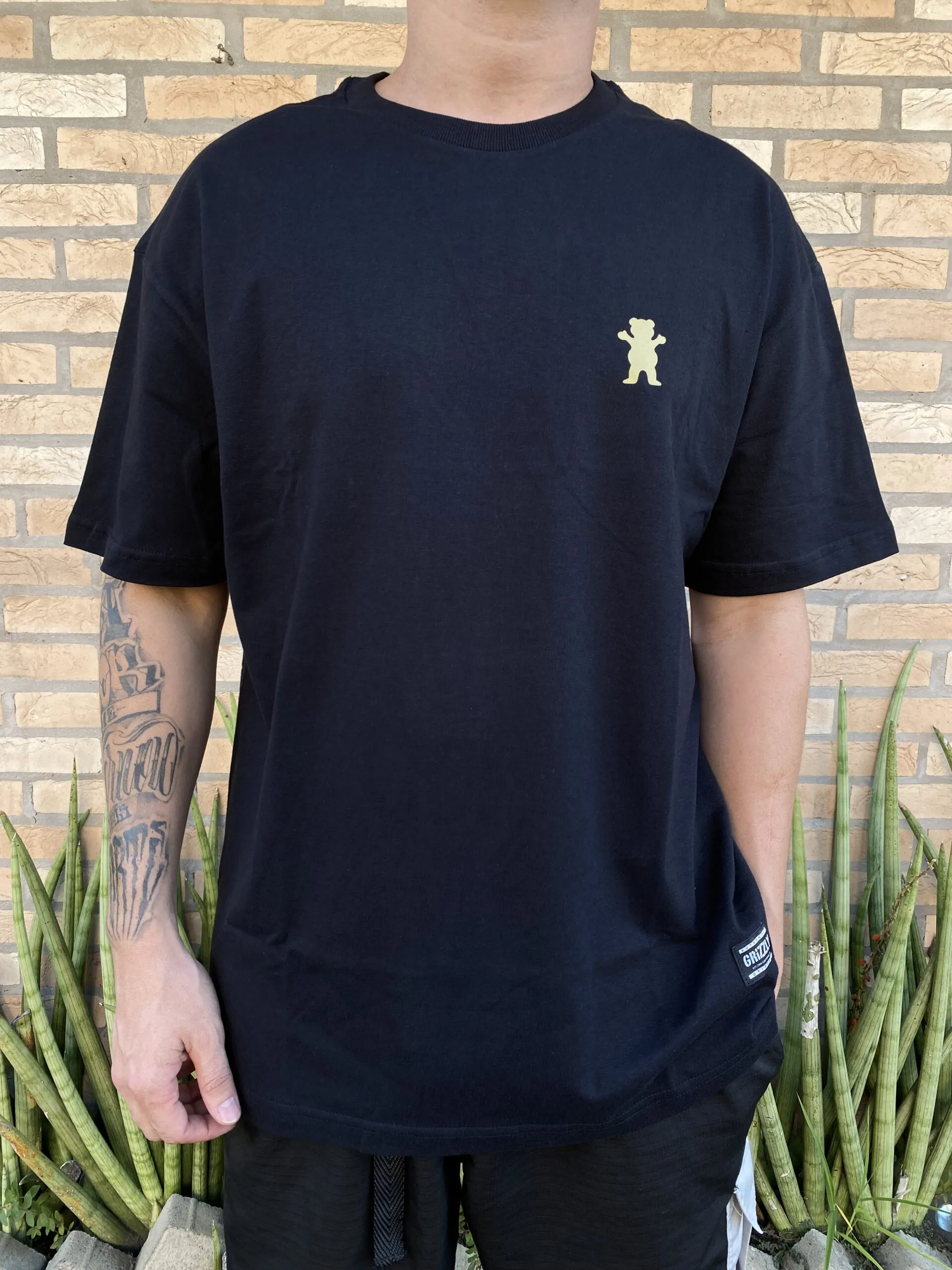CAMISETA GRIZZLY MINI OG BEAR PRETA