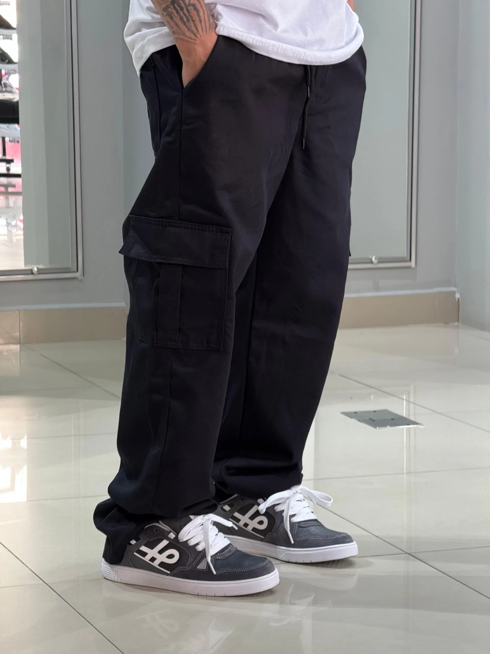 CALÇA CARGO LOKO PRETA - Imagem 3