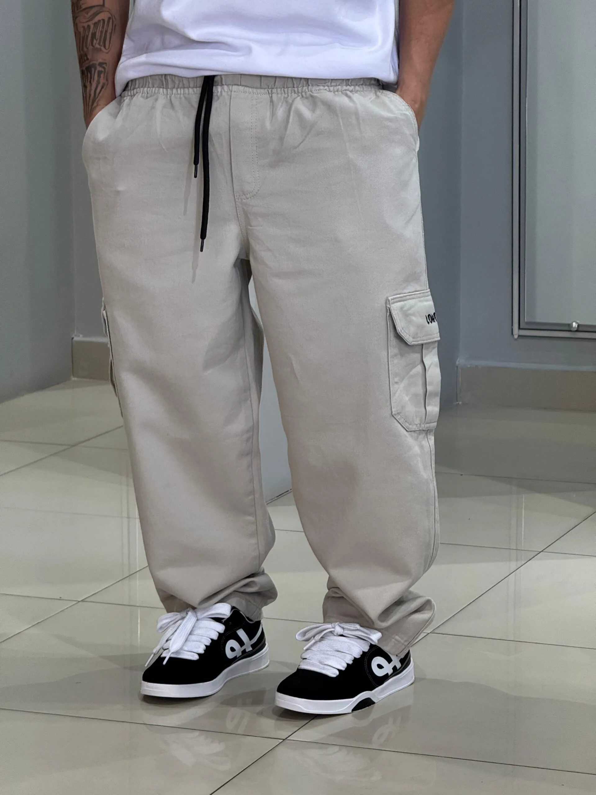 CALÇA CARGO LOKO AREIA - Imagem 2