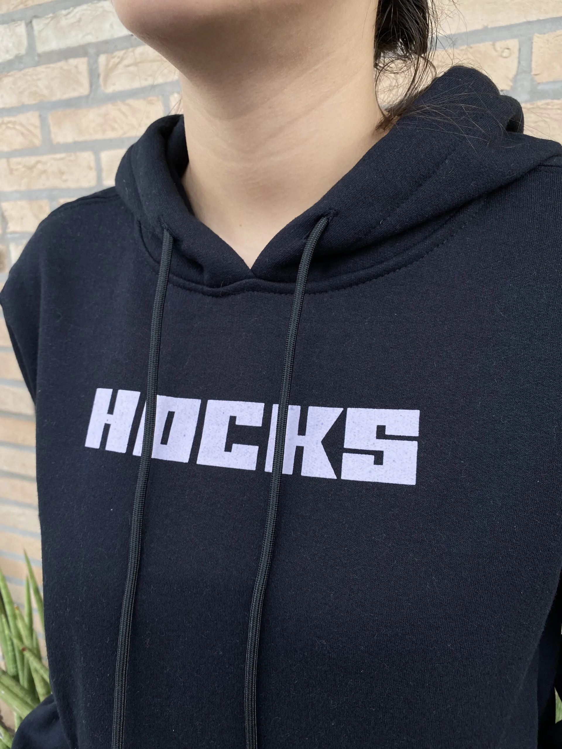 MOLETOM HOCKS CANGURU PRETO FEMININO - Imagem 2