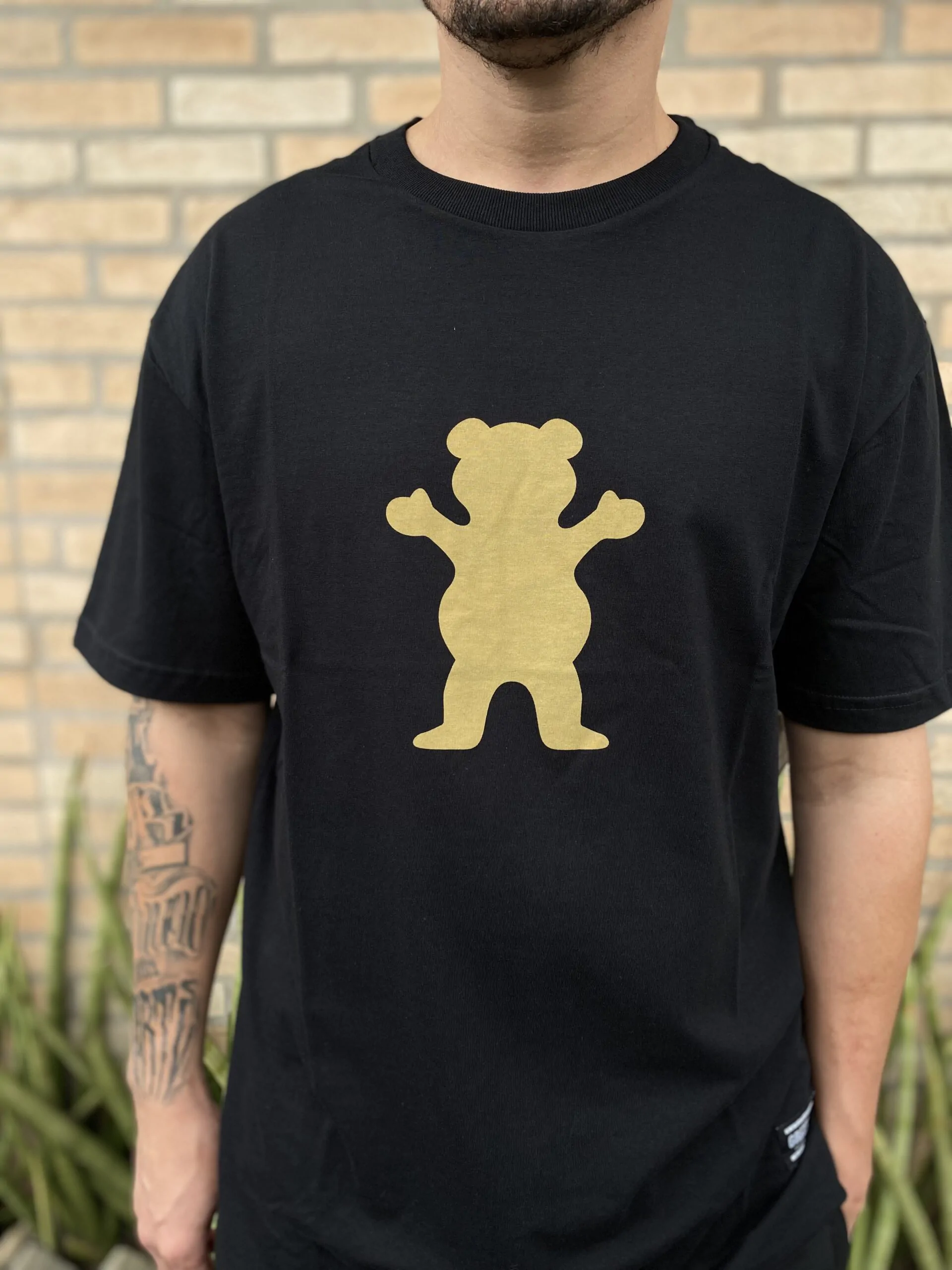 CAMISETA GRIZZLY OG BEAR TEE PRETA - Imagem 2