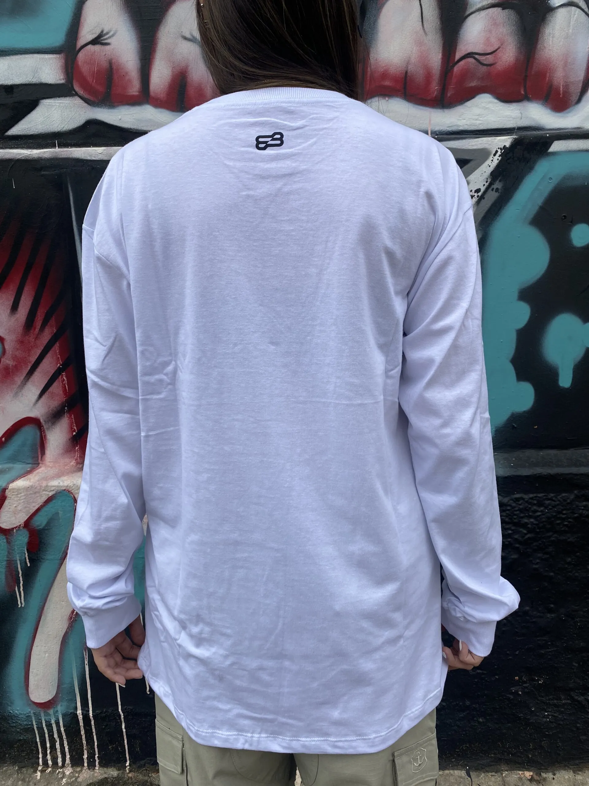 CAMISETA MANGA LONGA BLUNT BASICA BRANCA - Imagem 3