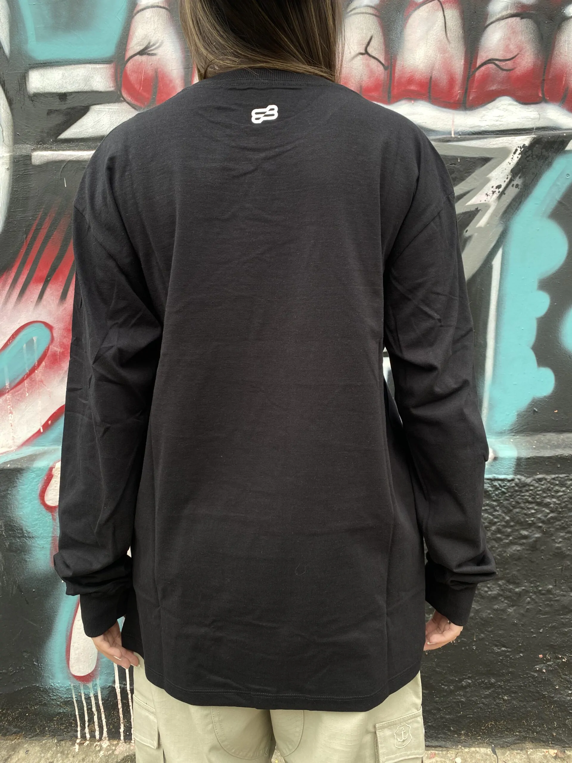 CAMISETA MANGA LONGA BLUNT BASICA PRETA - Imagem 3