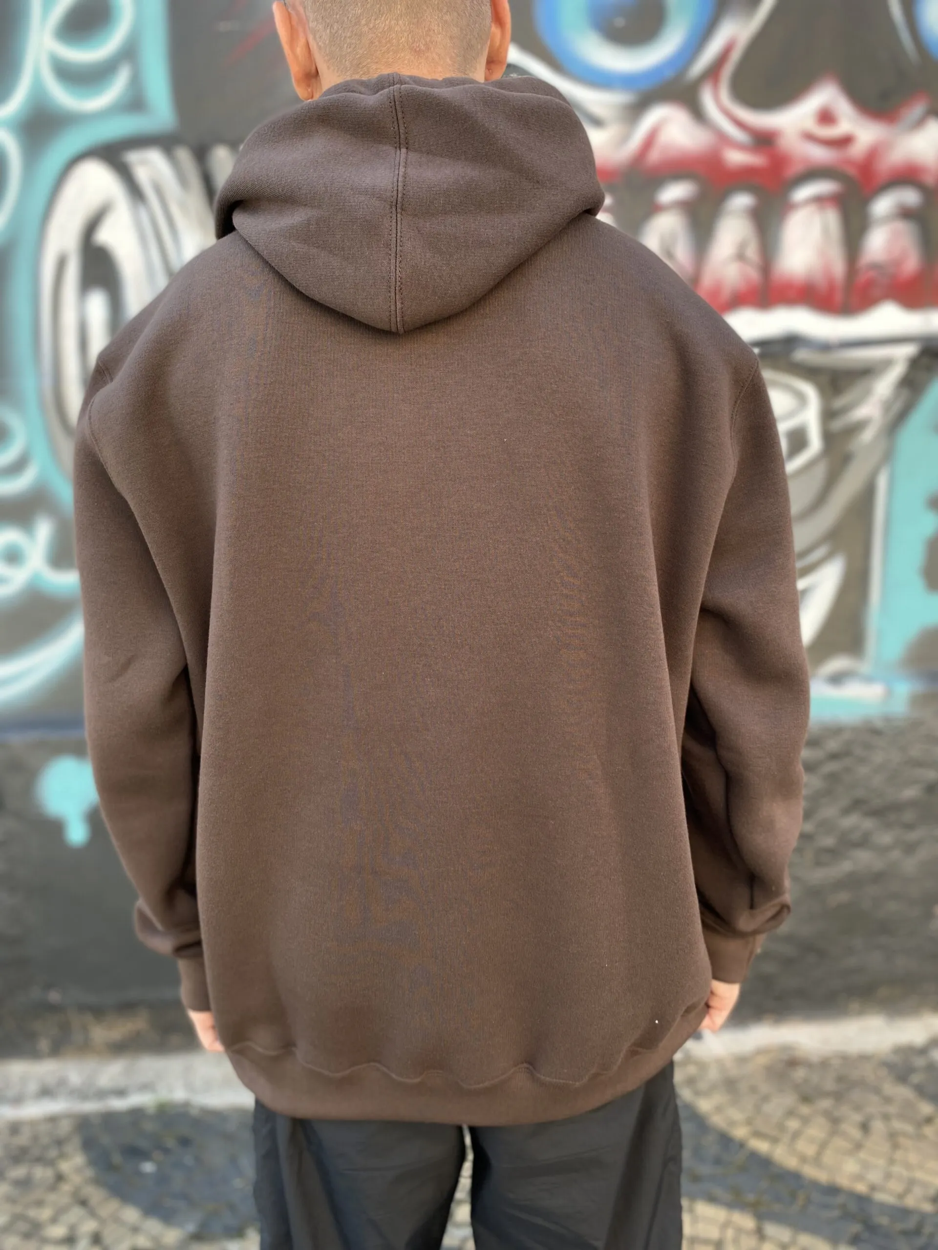 MOLETOM CANGURU DIAMOND SMALLLOGO HOODIE BROWN - Imagem 3