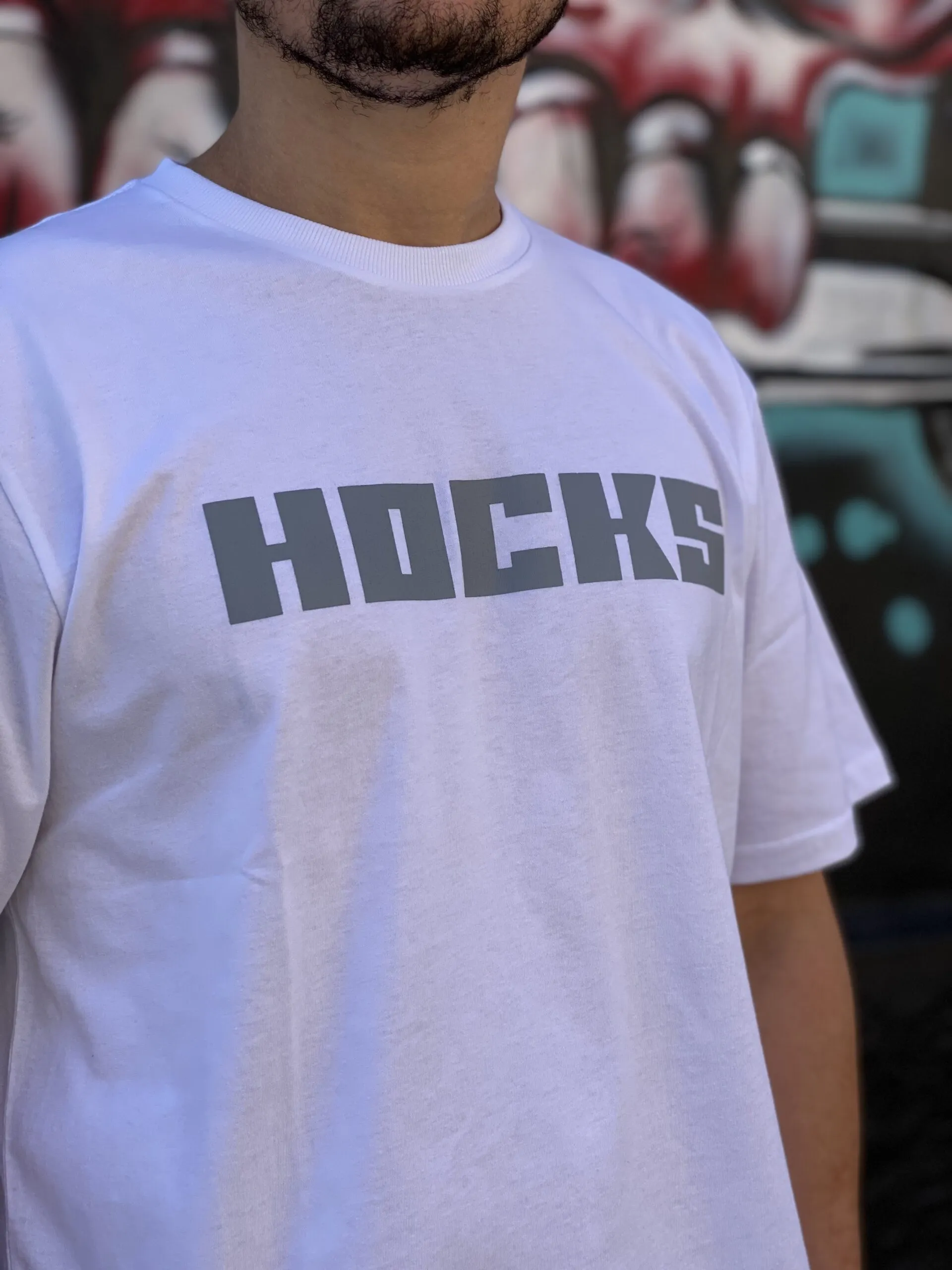 CAMISETA HOCKS LOGO LETTERING BRANCO - Imagem 2