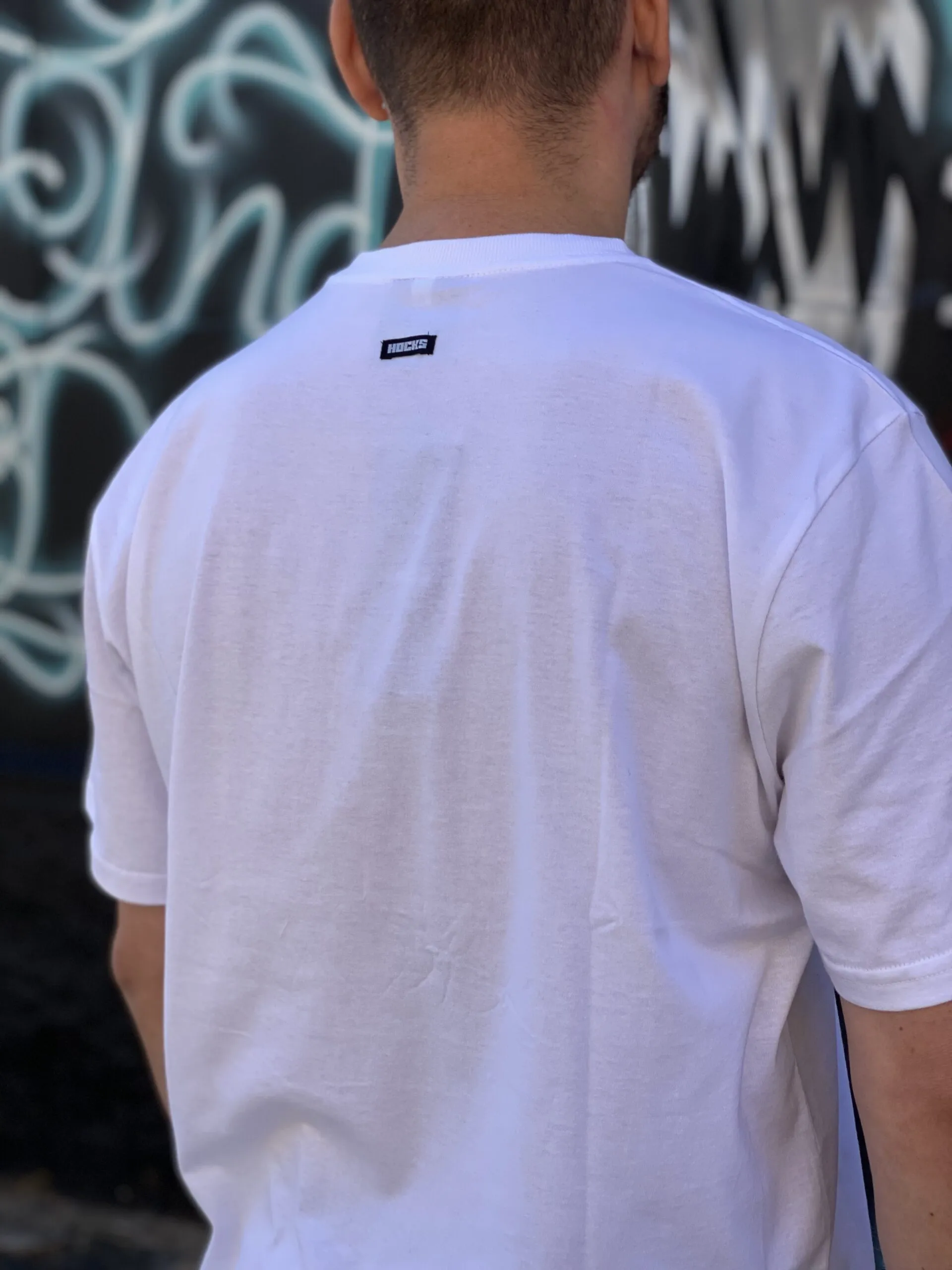 CAMISETA HOCKS LOGO LETTERING BRANCO - Imagem 3