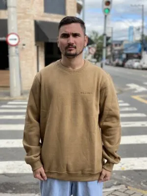 MOLETOM CARECA BASICO BLUNT CAQUI