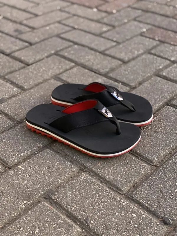CHINELO KENNER KIVAH PRETO/VERMELHO