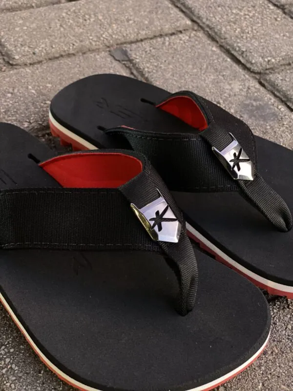 CHINELO KENNER KIVAH PRETO/VERMELHO - Imagem 2