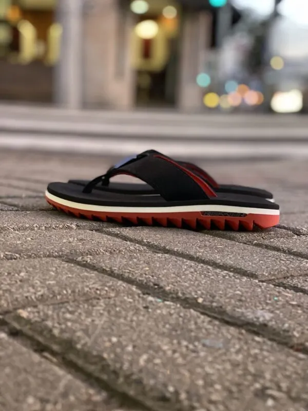 CHINELO KENNER KIVAH PRETO/VERMELHO - Imagem 3