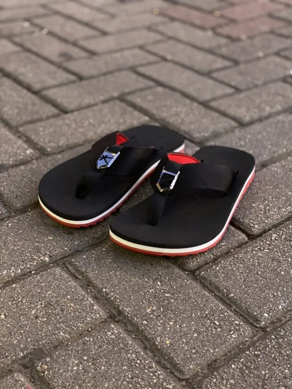 CHINELO KENNER KIVAH PRETO/VERMELHO - Imagem 4