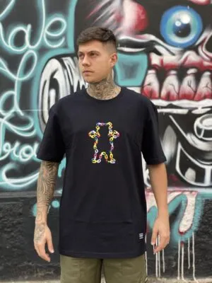 CAMISETA GRIZZLY LETS LINKS PRETO
