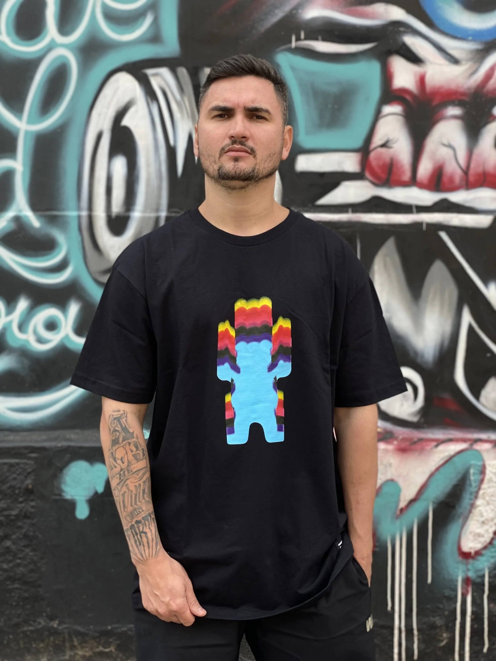 CAMISETA GRIZZLY PRISM OG BEAR PRETO