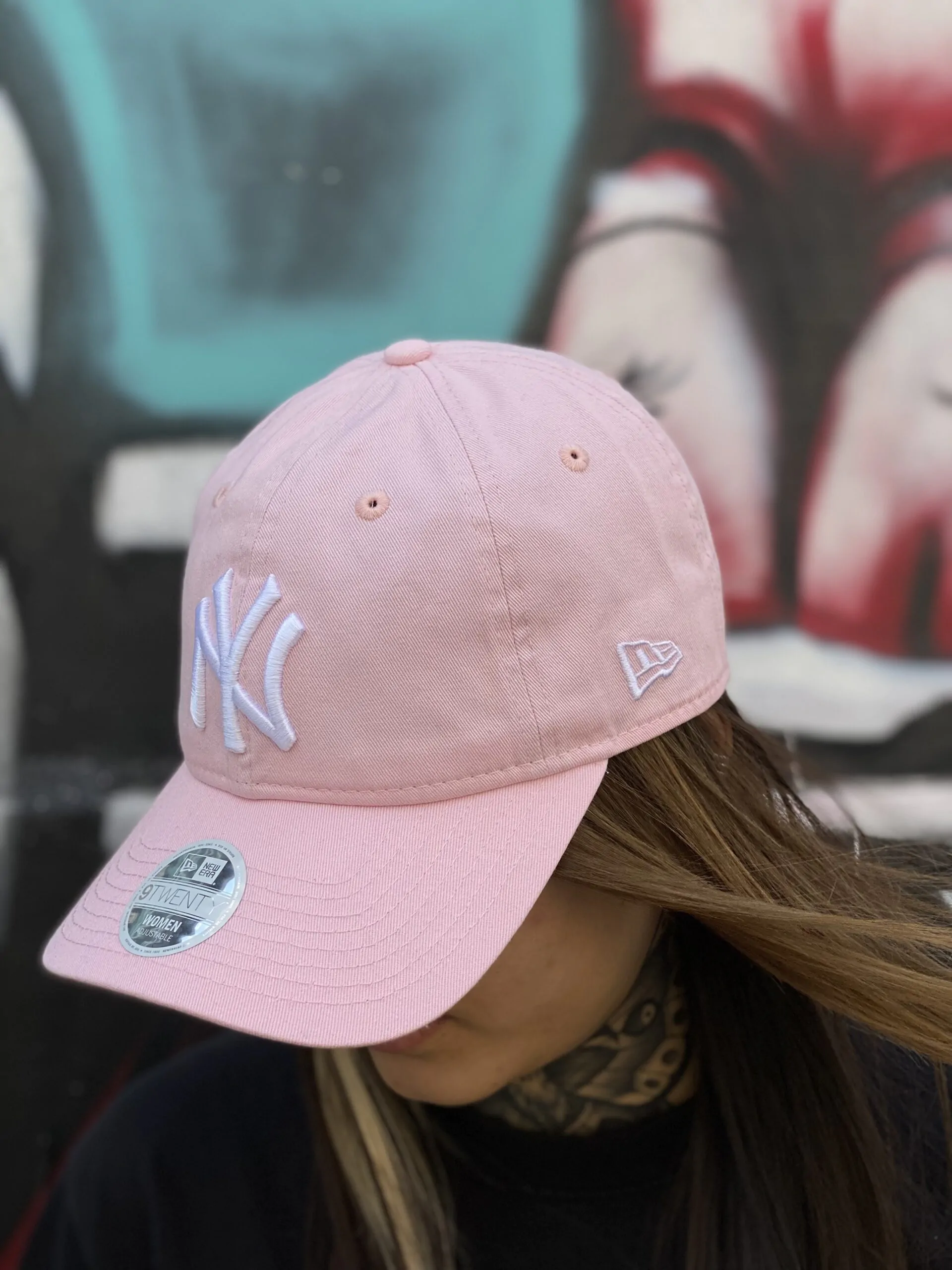 BONÉ NEW ERA ABA CURVA NY FEMININO ROSA - Imagem 2