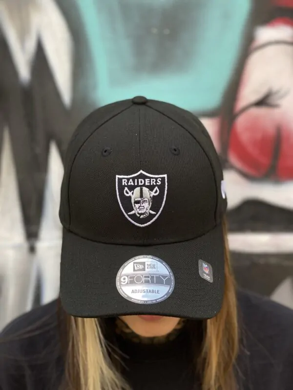 BONÉ NEW ERA ABA CURVA NFL RAIDERS PRETO