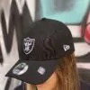 BONÉ NEW ERA ABA CURVA NFL RAIDERS PRETO - Imagem 2