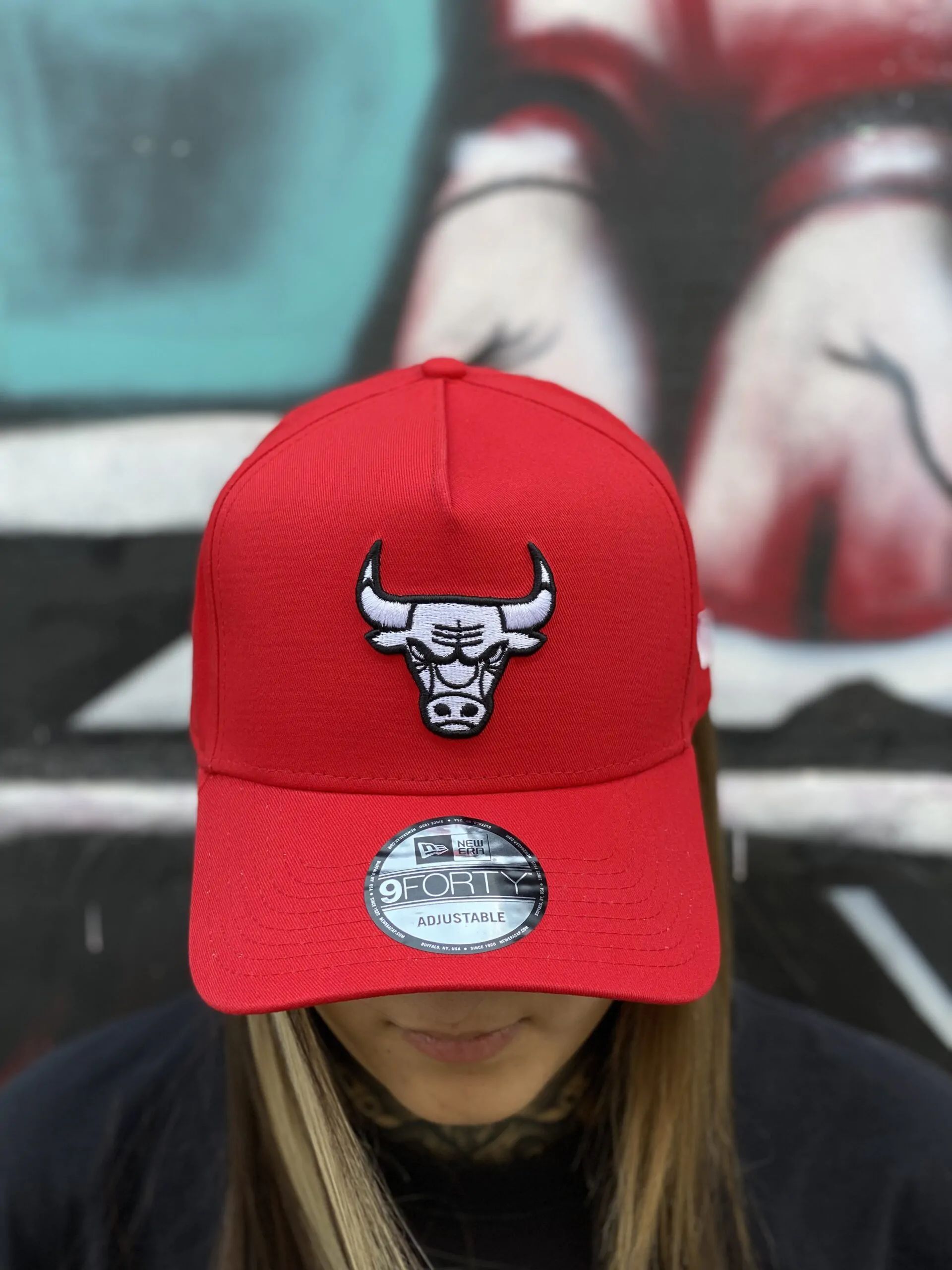BONÉ NEW ERA ABA CURVA NBA CHICACO BULLS VERMELH