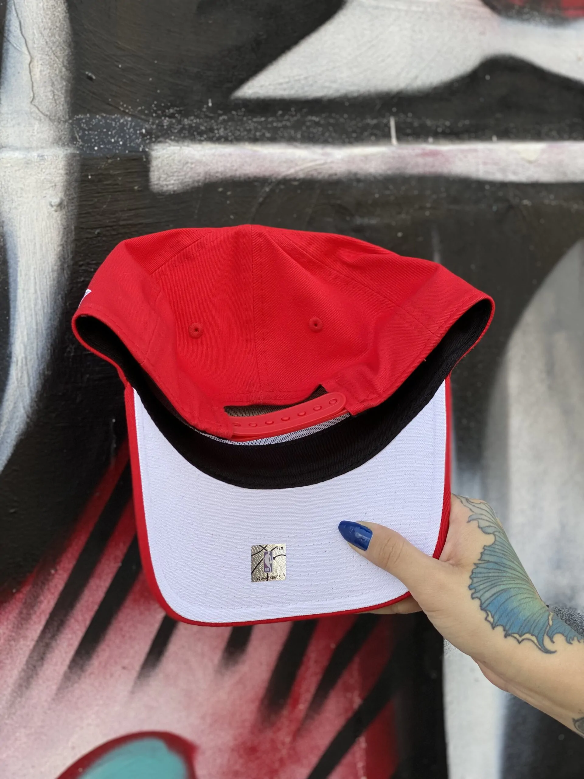 BONÉ NEW ERA ABA CURVA NBA CHICACO BULLS VERMELH - Imagem 3