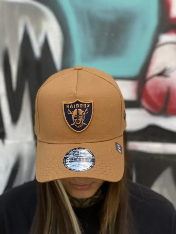 BONÉ NEW ERA ABA CURVA NFL RAIDERS CÁQUI