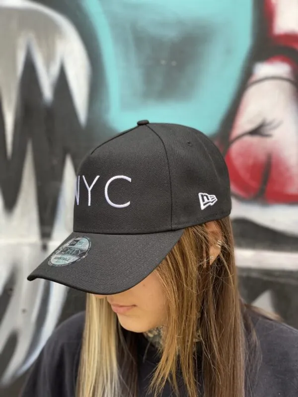 BONÉ NEW ERA ABA CURVA NYC PRETO - Imagem 2