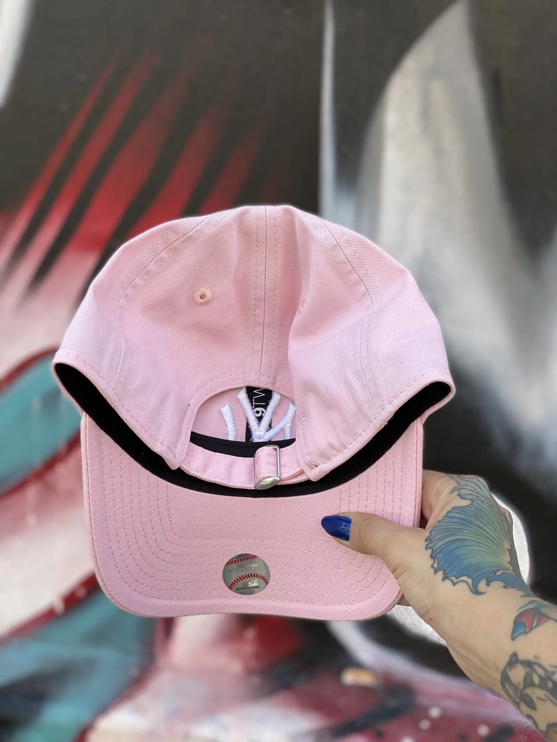 BONÉ NEW ERA ABA CURVA NY FEMININO ROSA - Imagem 4