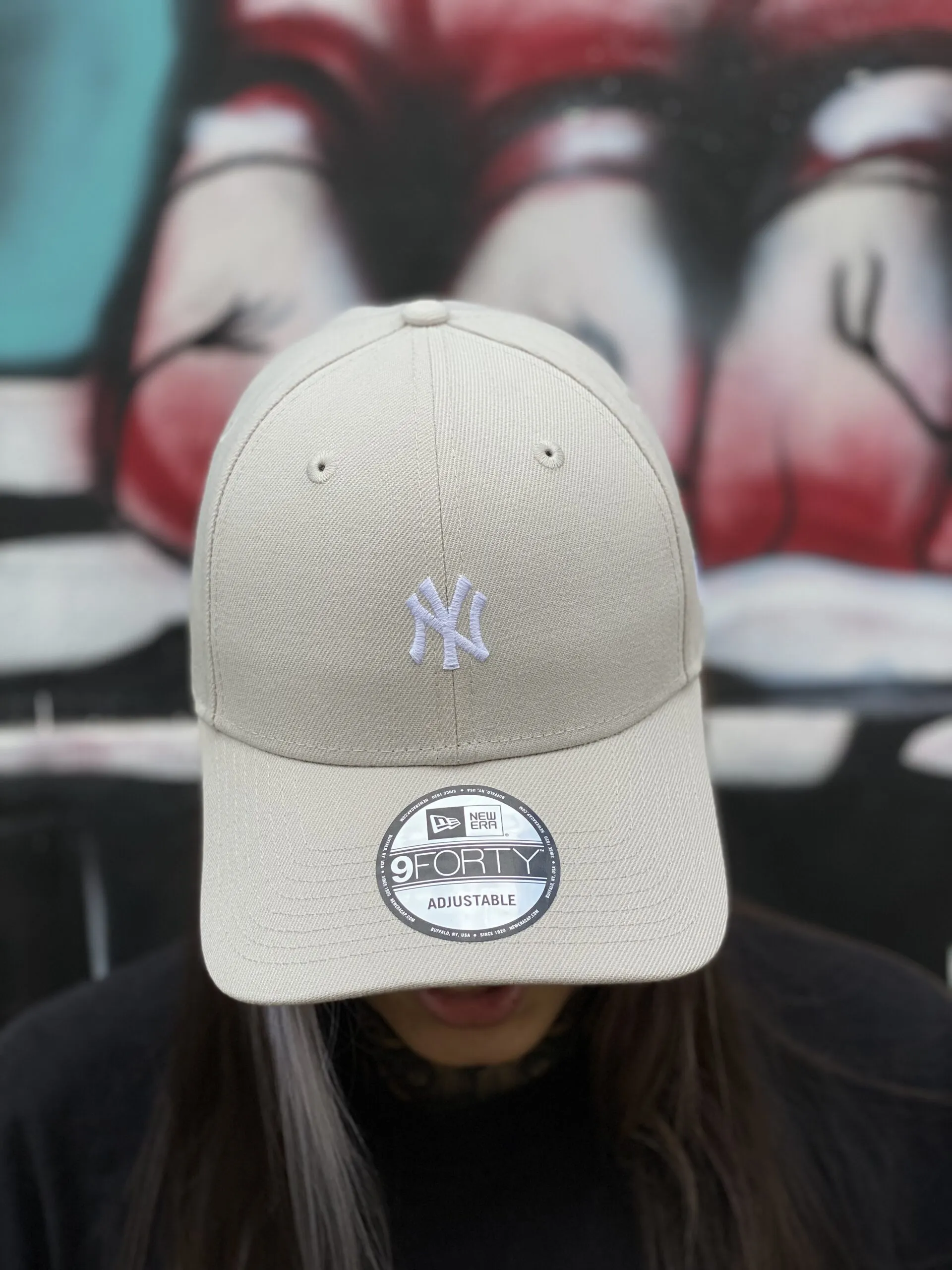 BONÉ NEW ERA ABA CURVA MLB MINI NY BEGE
