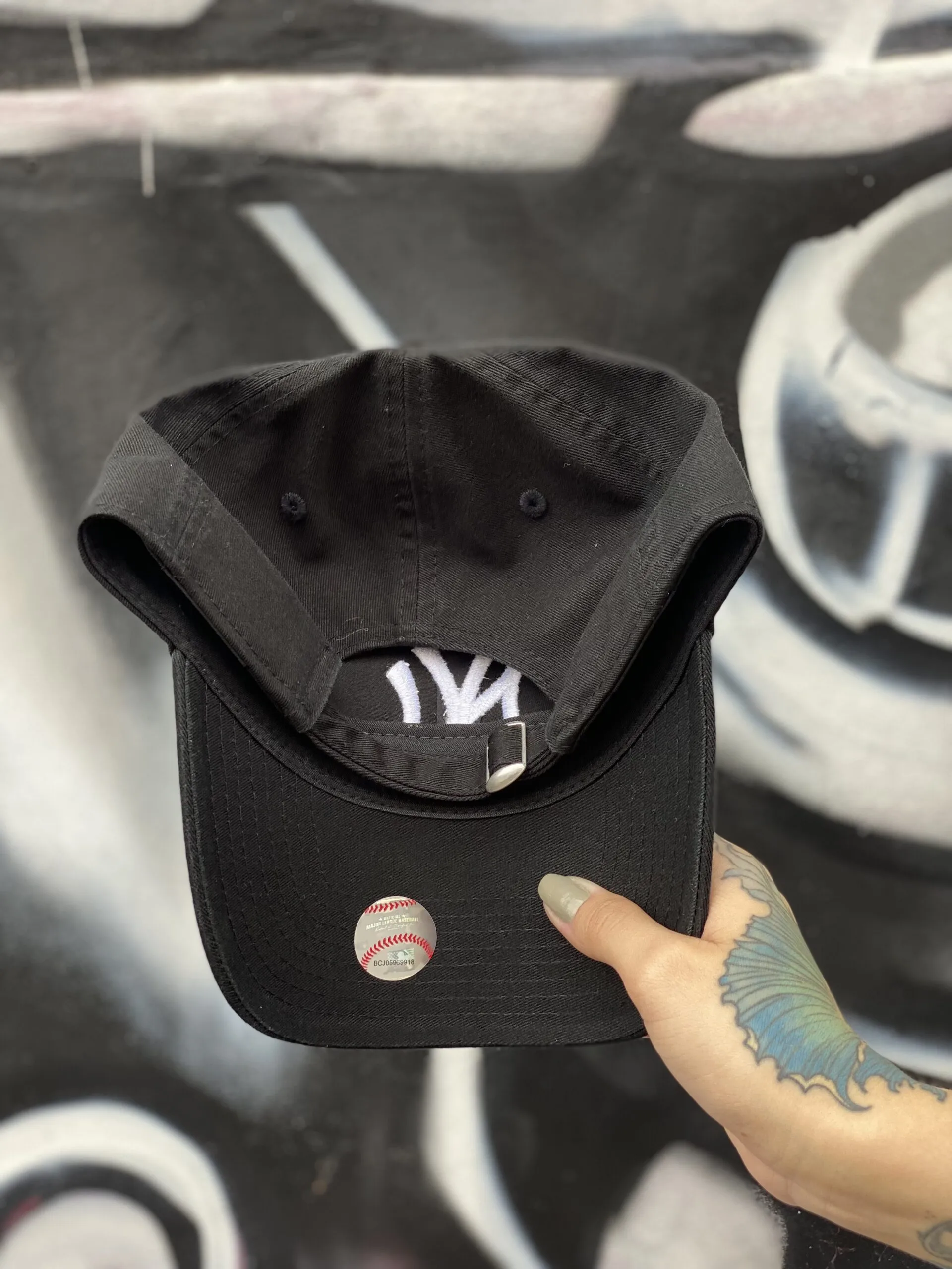 BONÉ NEW ERA ABA CURVA DAD HAT NY PRETO - Imagem 3