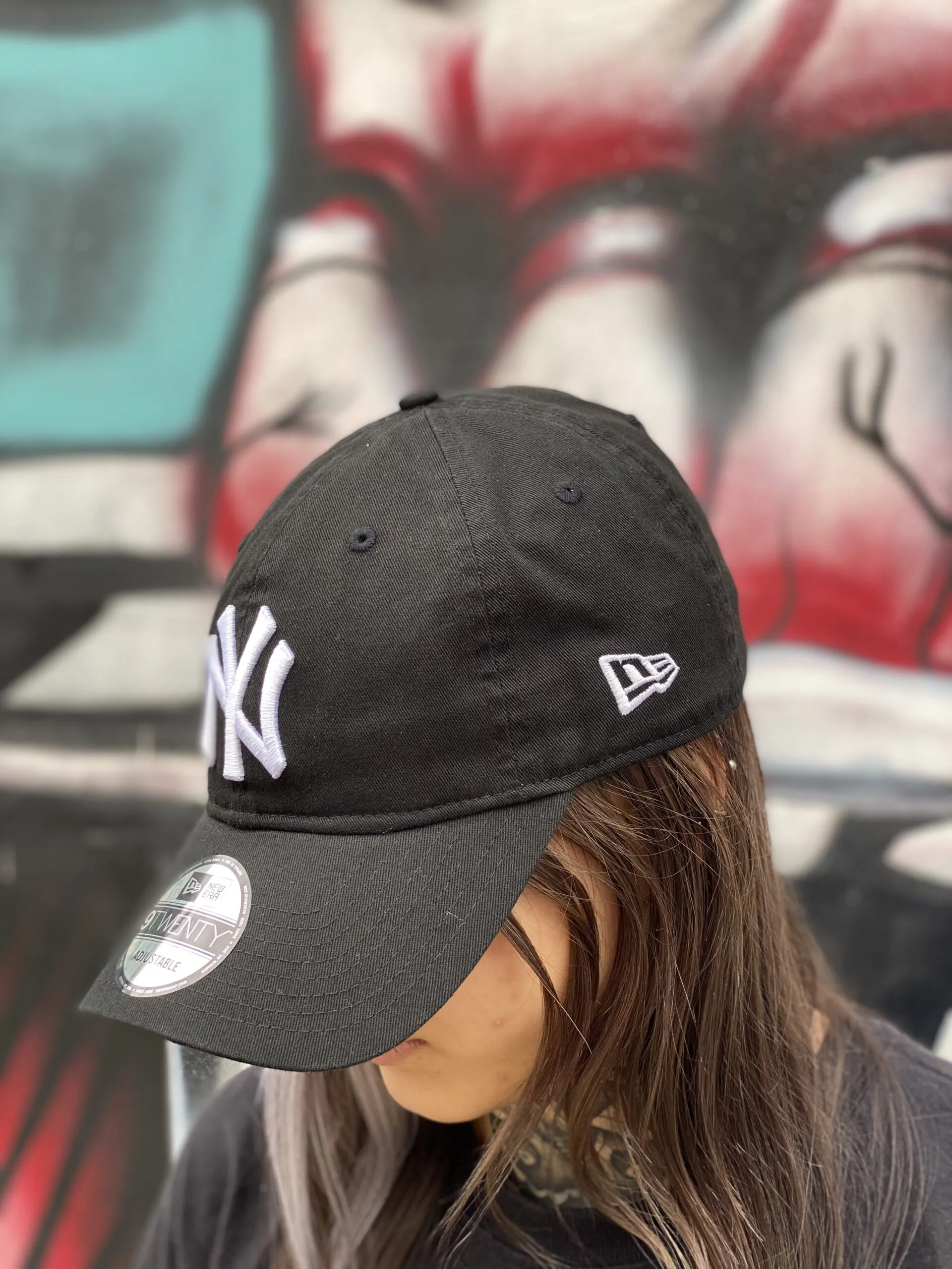 BONÉ NEW ERA ABA CURVA DAD HAT NY PRETO - Imagem 2