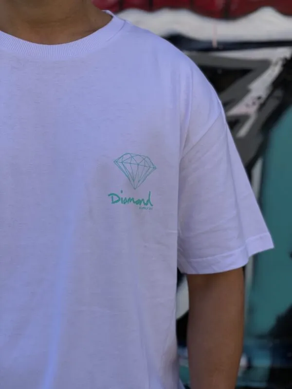 CAMISETA DIAMOND MINI OG SIGN TEE BRANCO - Imagem 2