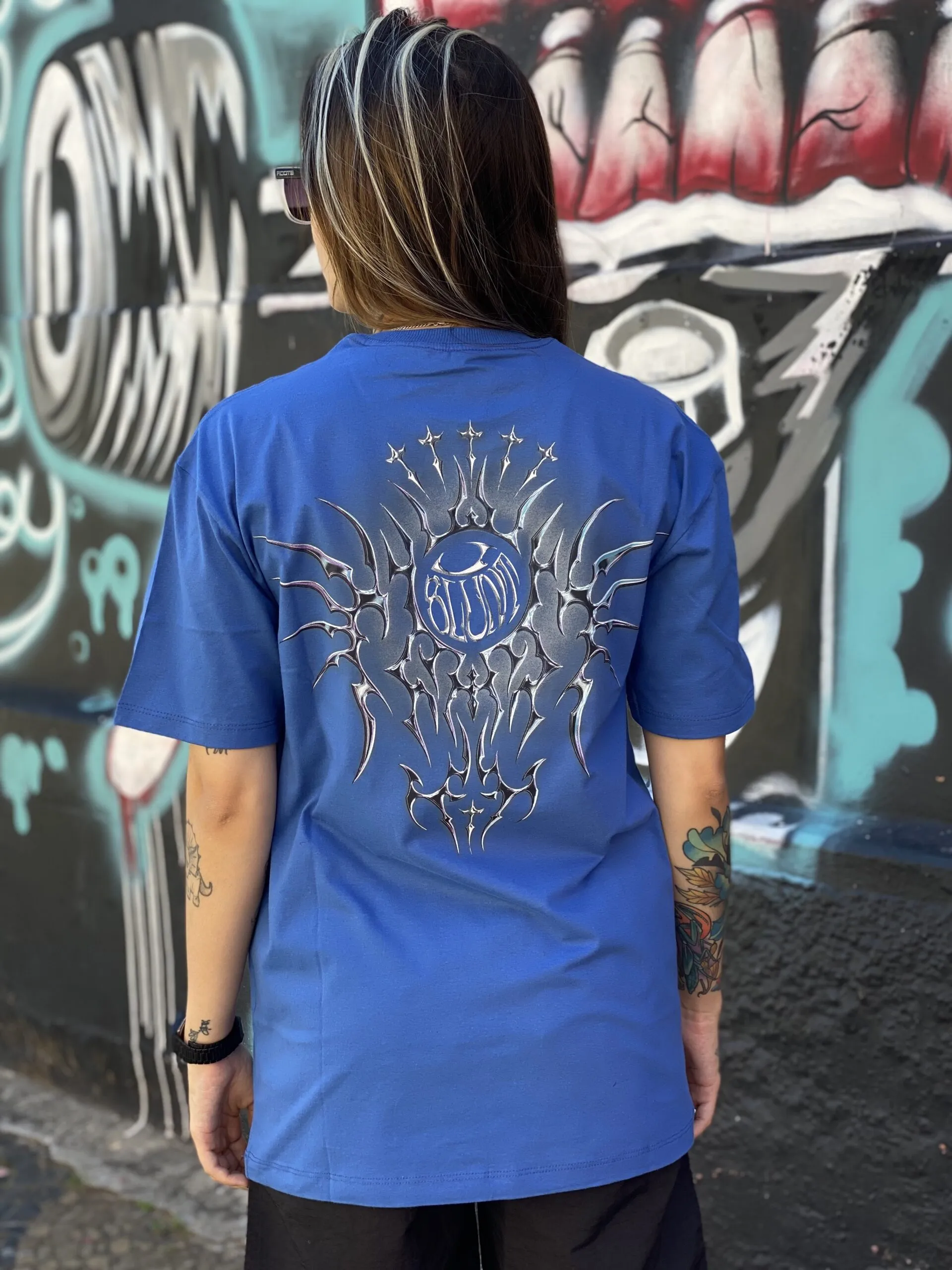CAMISETA BLUNT CYBER TRIBAL ROYAL