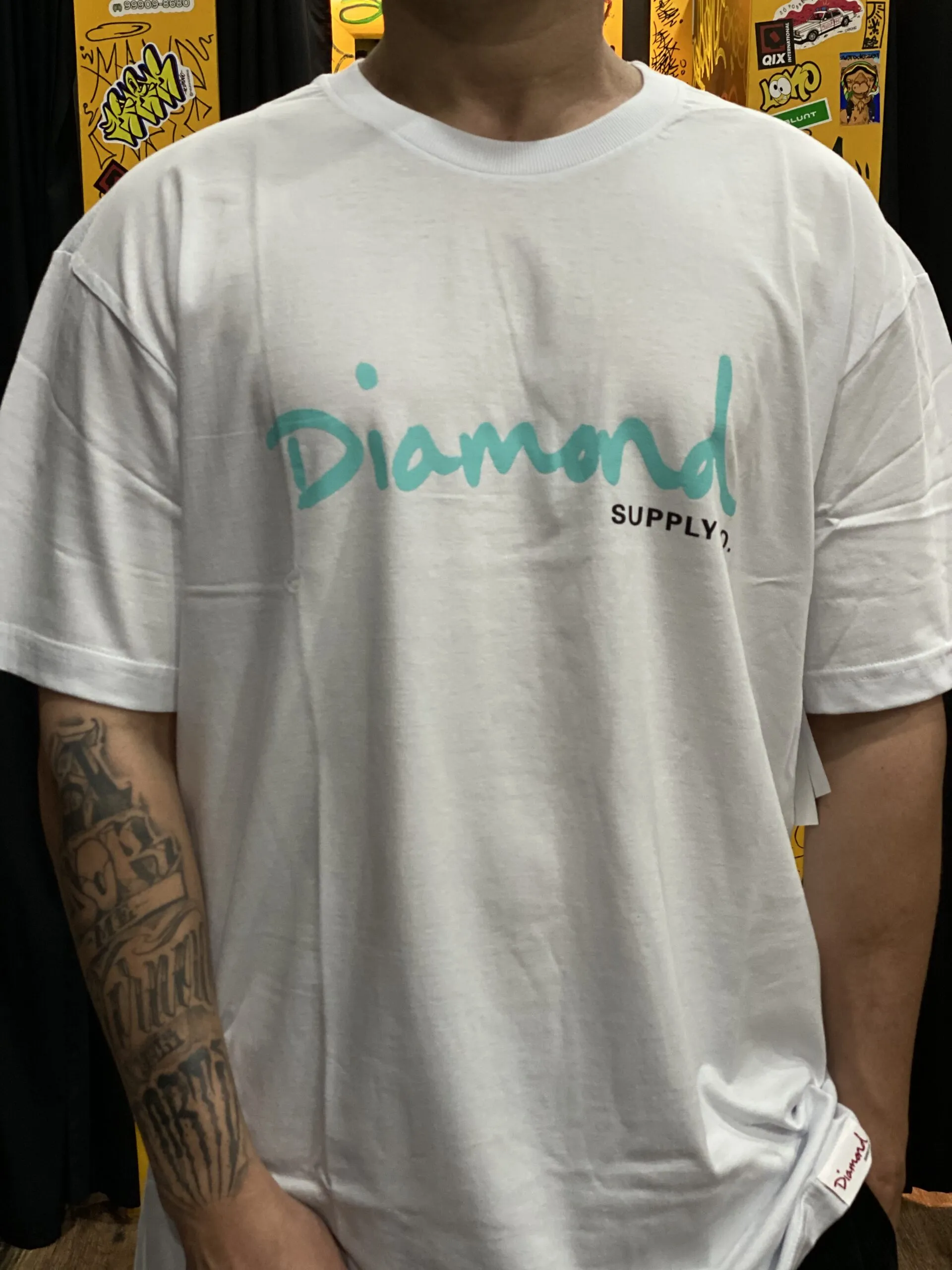 CAMISETA DIAMOND OG SCRIPT BRANCO - Imagem 2