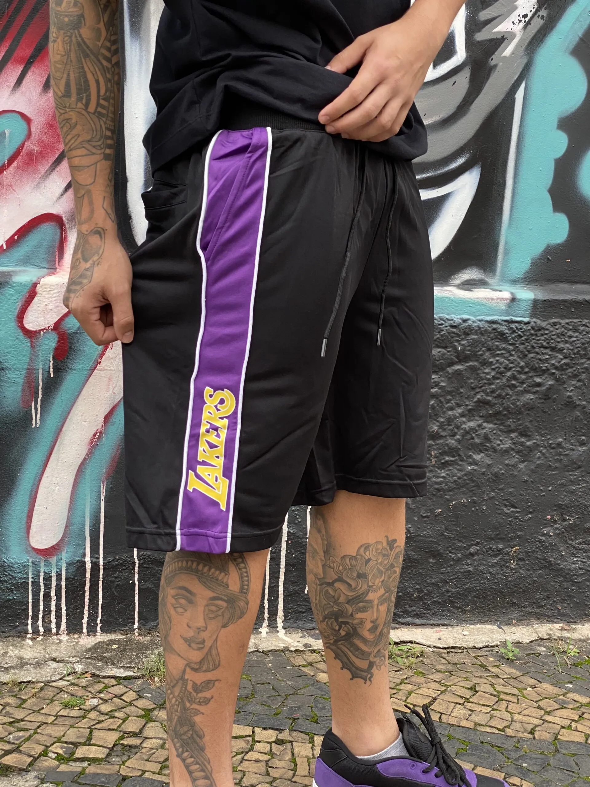 BERMUDA NEW ERA LOSLAK BLK PRETO - Imagem 2