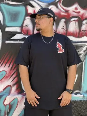 CAMISETA HOCKS PLUS SIZE FRESH PRETO
