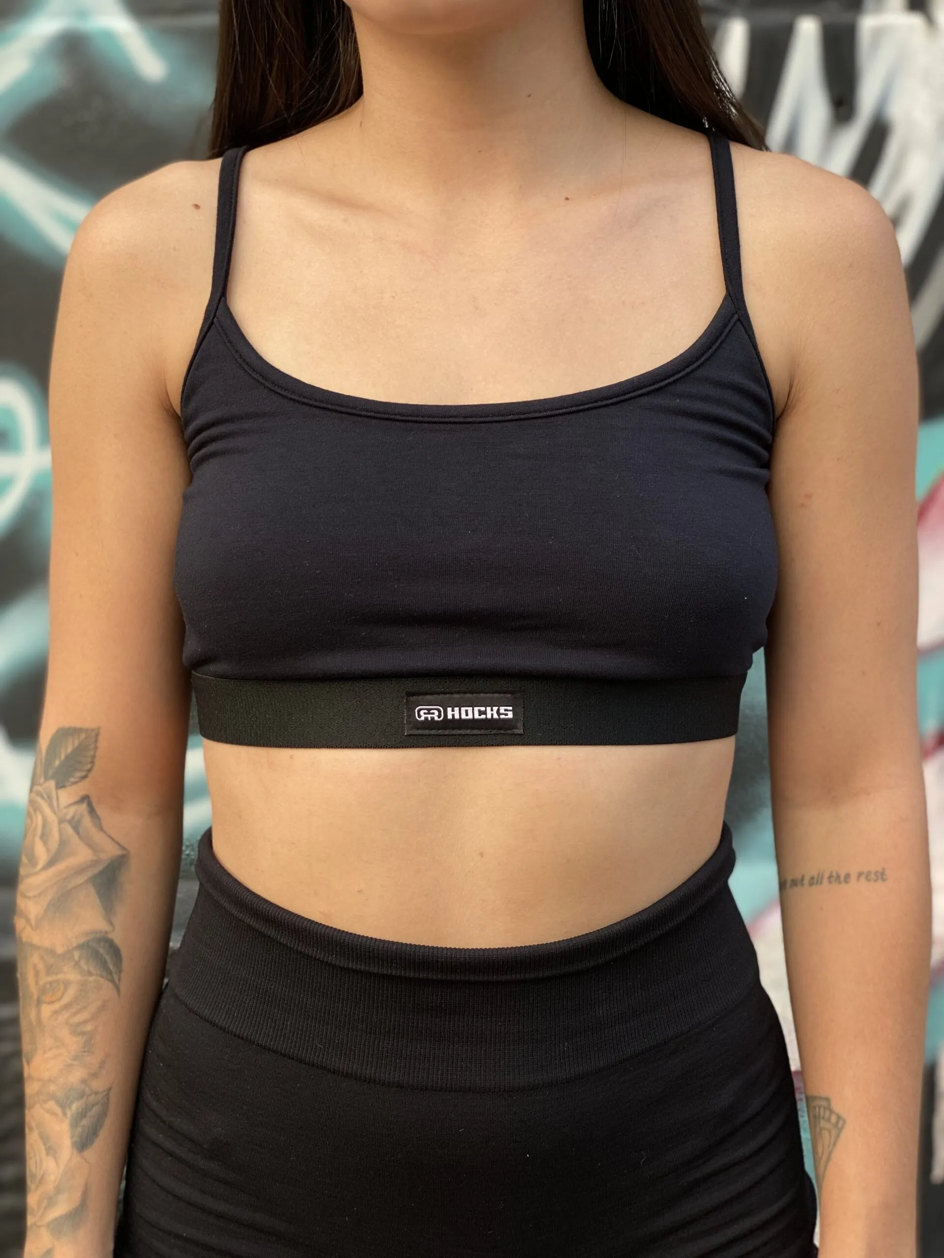 TOP MALHA HOCKS PRETO