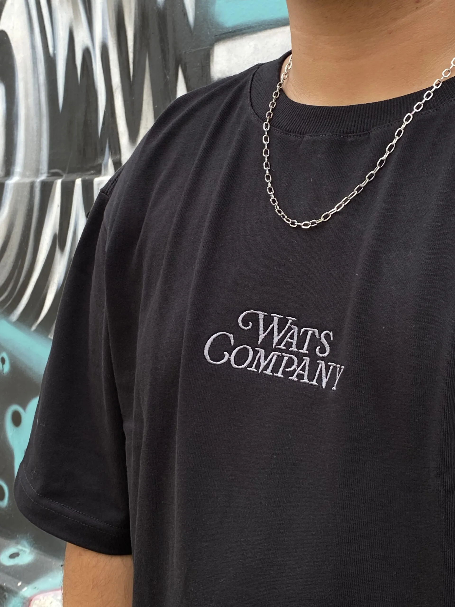 CAMISETA OVERSIZED WATS CLEAN PRETO - Imagem 2