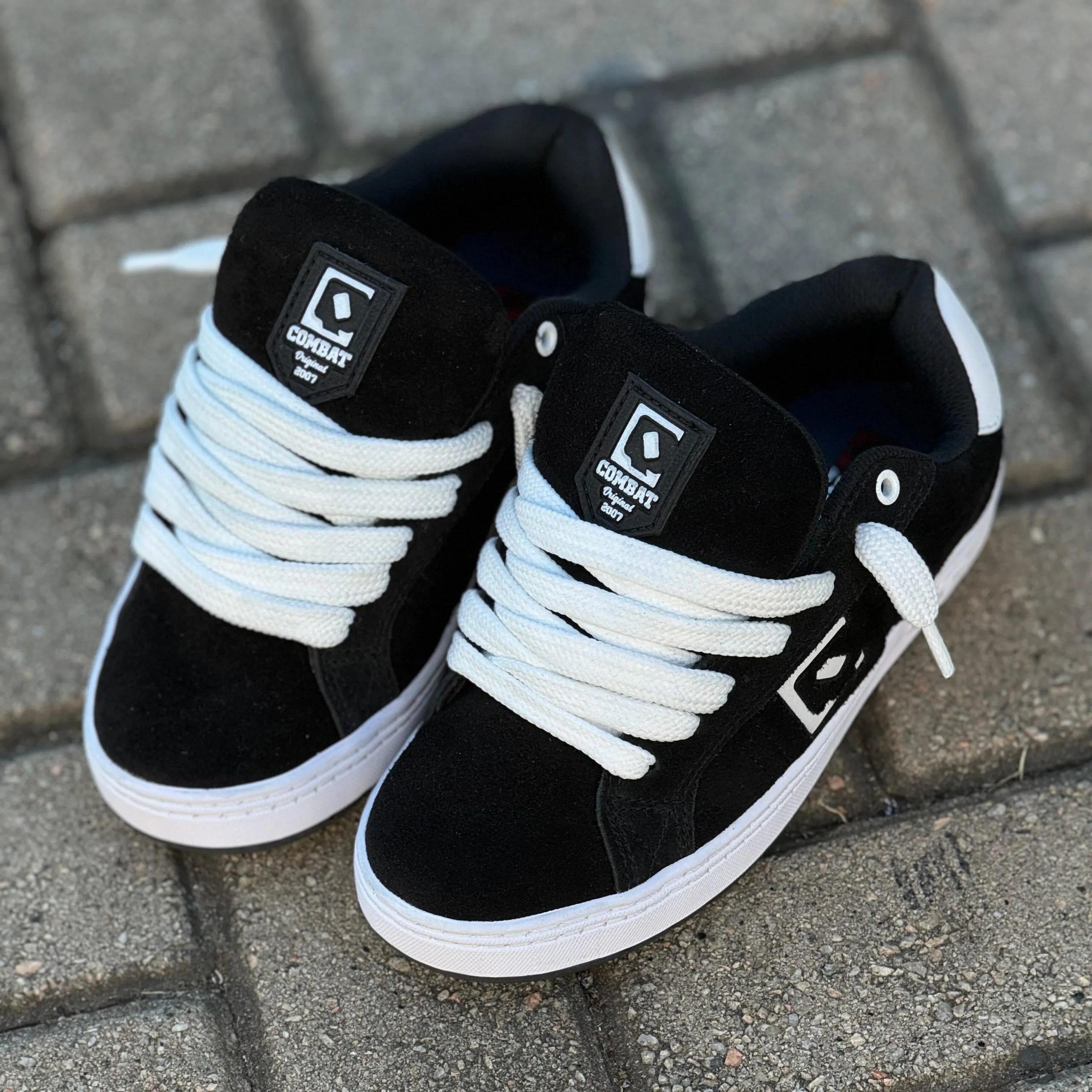 TÊNIS QIX COMBAT SUEDE PRETO BRANCO - Imagem 5