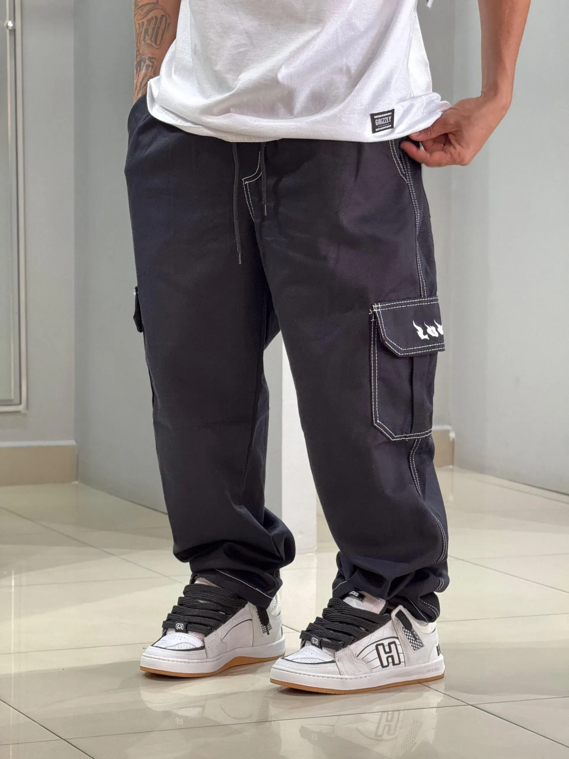 CALÇA CARGO LOKO PESPONTO - Imagem 2